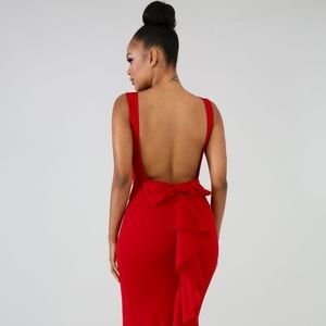 Ruffle Bow Dress
